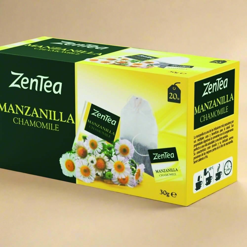 Caja de té Zentea Manzanilla, 20 unidades