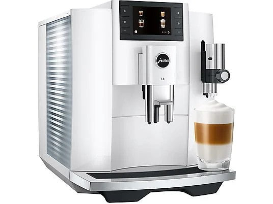 Jura E8 EC - Cafetera Espresso Automática - Blanco - 17 especialidades