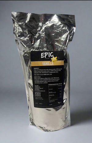 Epic Frappe Vainilla 1Kg, mezcla para bebidas frías