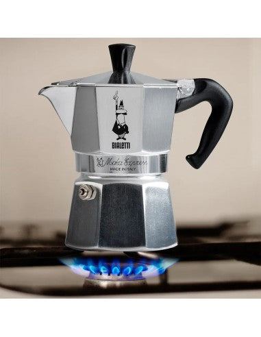 Bialetti Moka Express – 6-Cup - Italian Coffee Maker