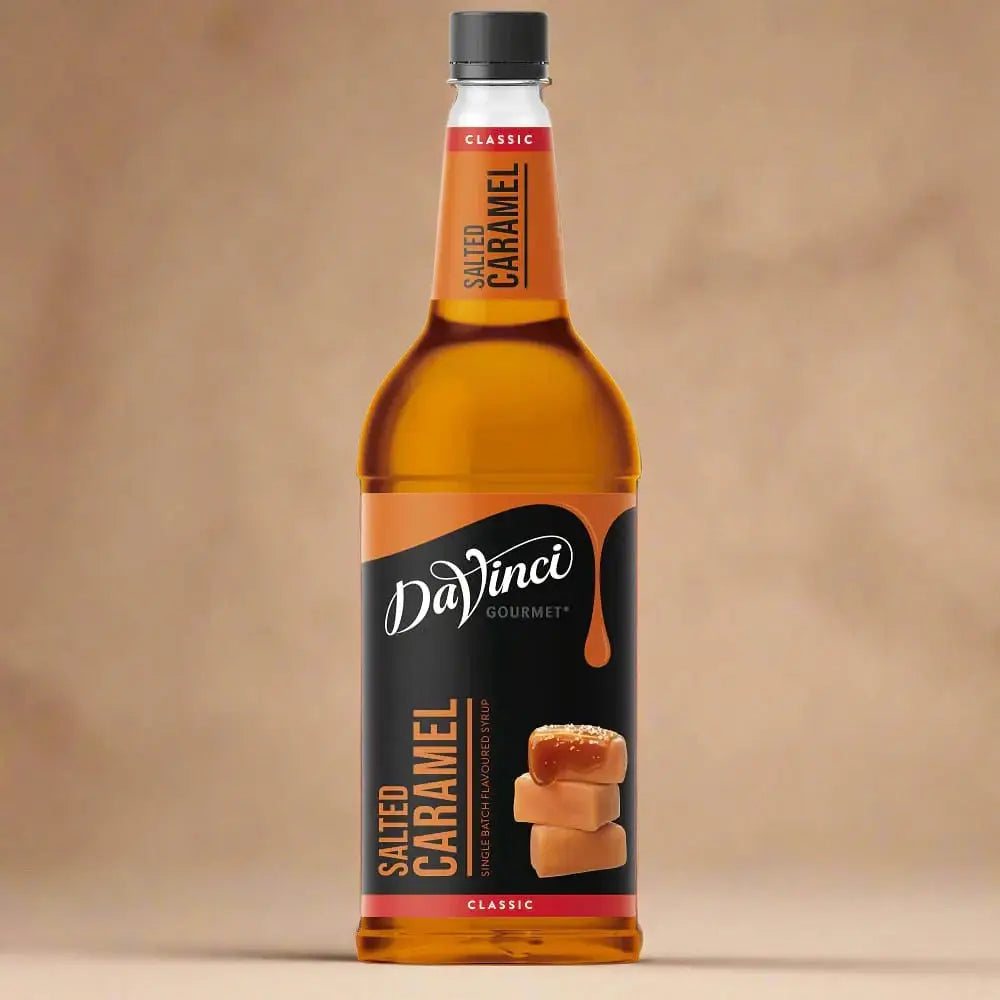 Sirope DaVinci Caramelo Salado 1L para bebidas y postres gourmet