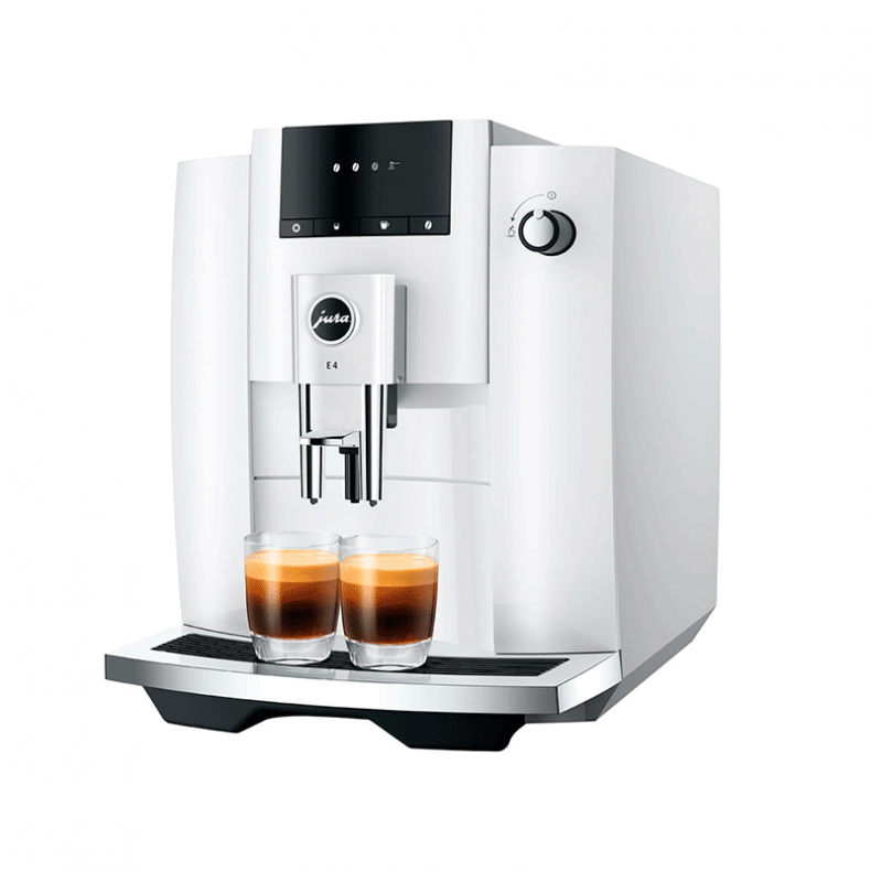 Jura E4 Piano - Cafetera Superautomática Espresso Profesional - Blanca