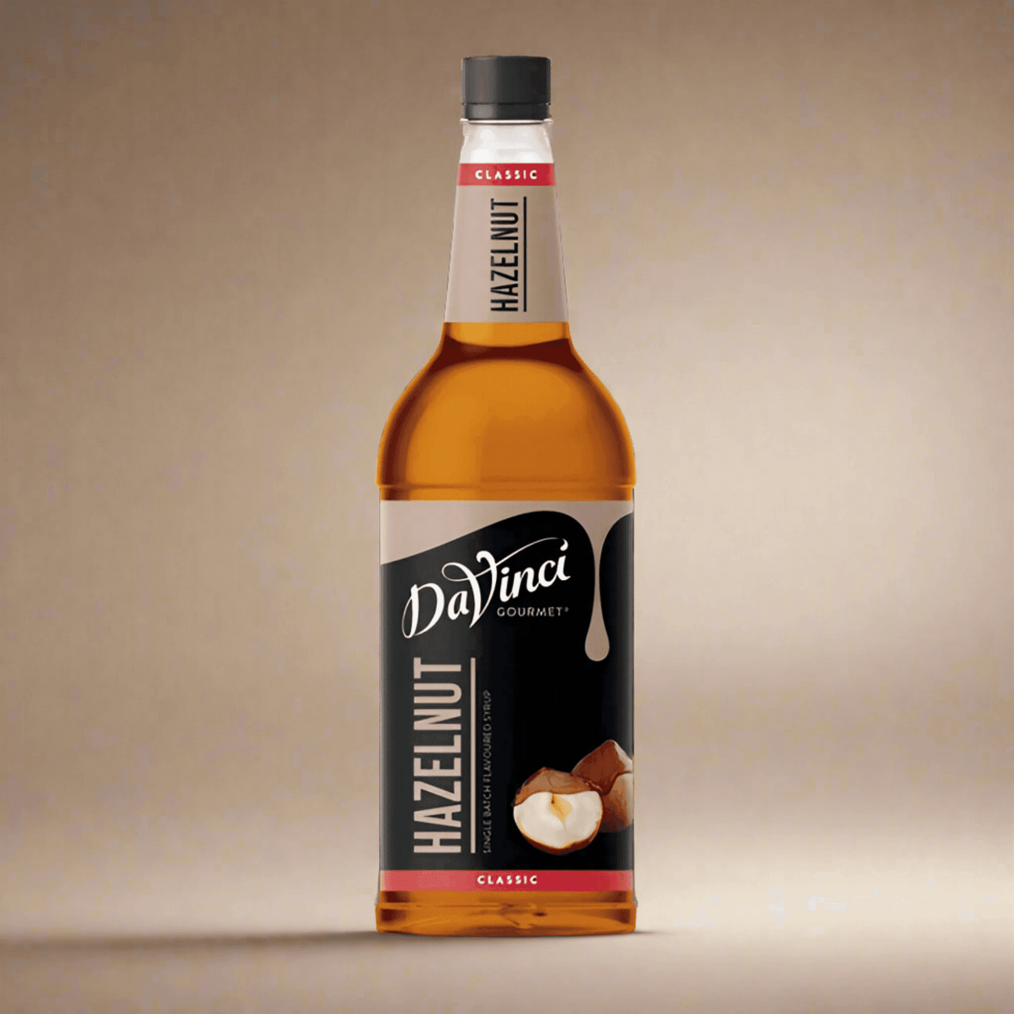 Sirope DaVinci Gourmet de Avellana 1L, ideal para bebidas y postres.