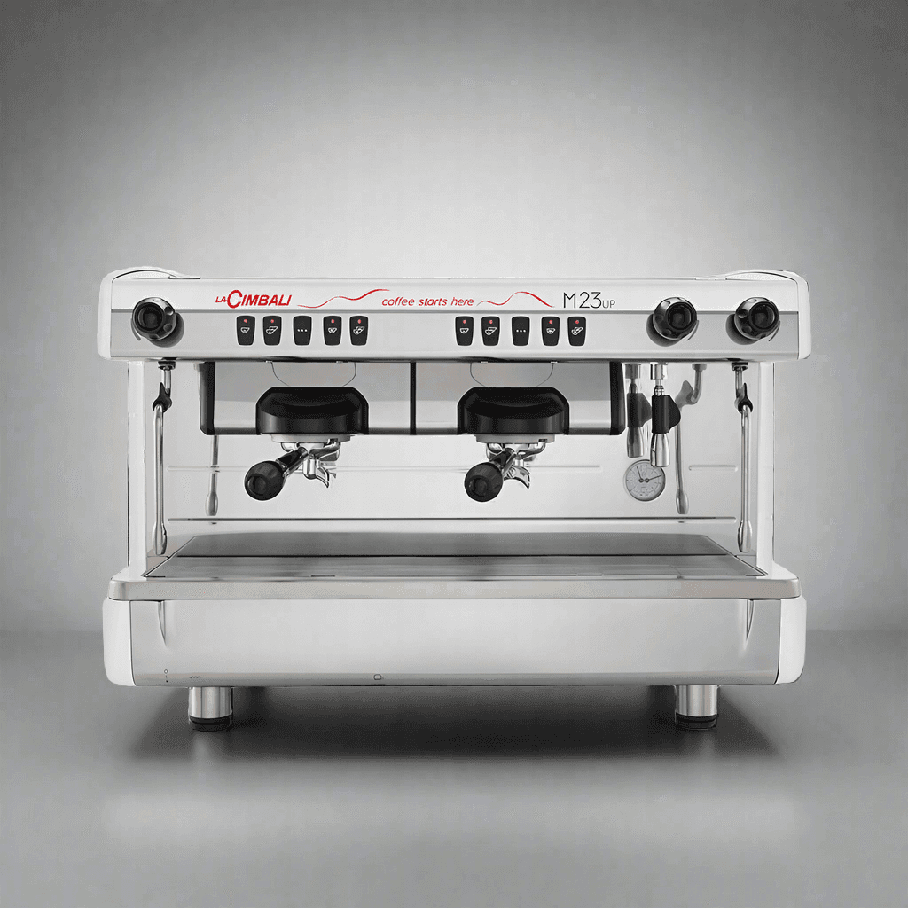 La Cimbali M23 UP DT 2 White Coffee Maker 2 VAP Coffee King EU