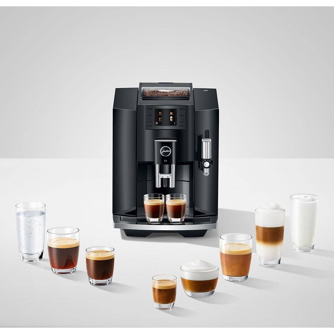 Jura E8 EC - Cafetera Superautomática Profesional - Negra
