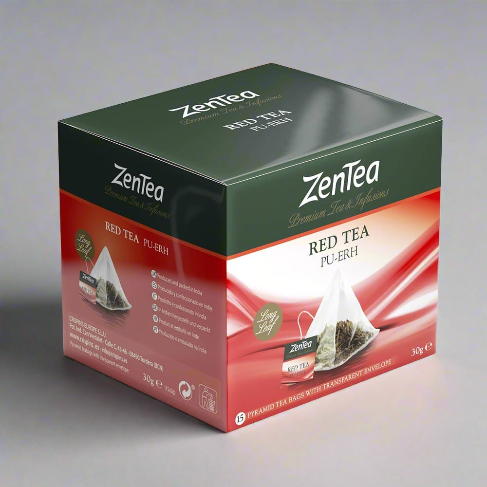 Zentea - Té - Rojo Pu-Erh - 15 Unidades