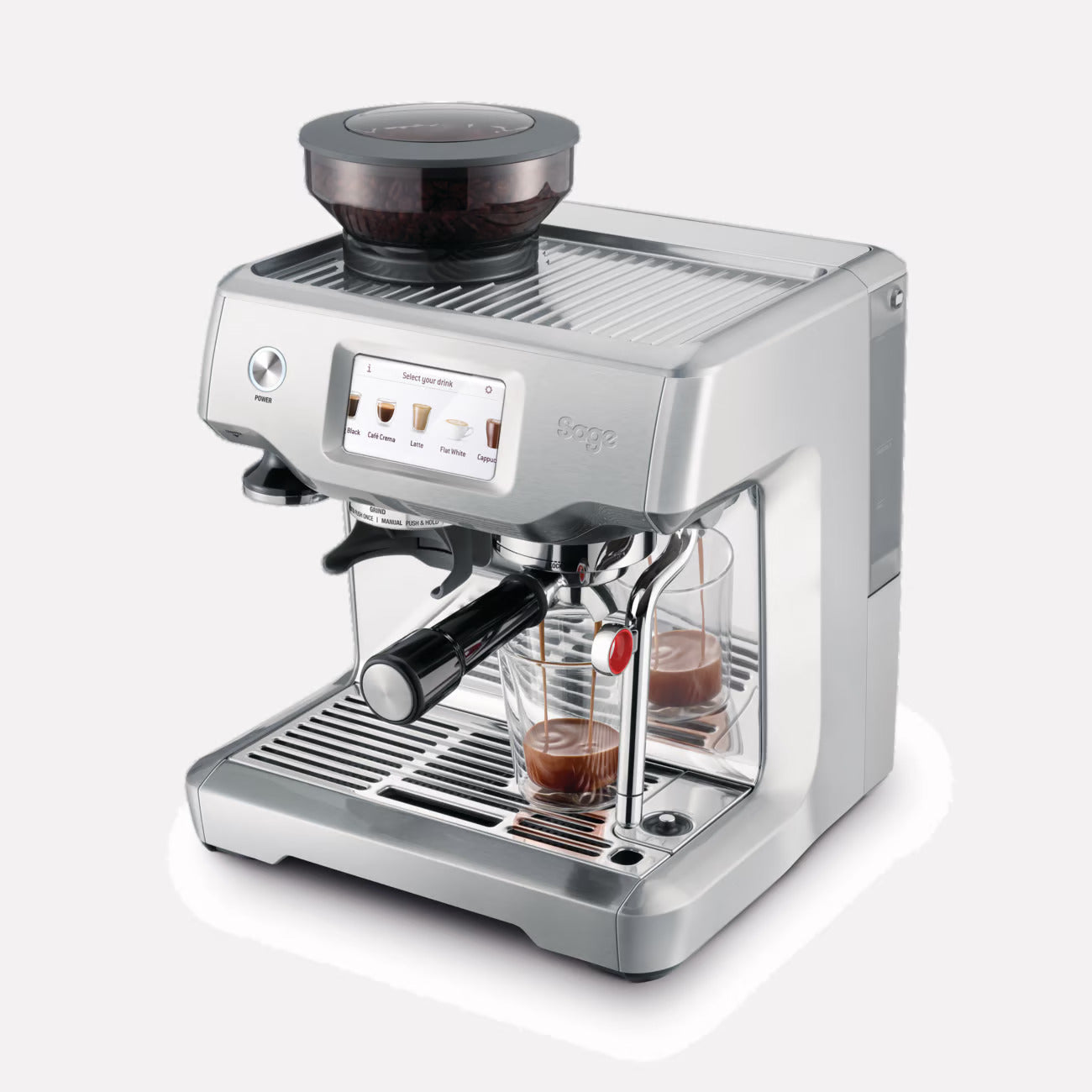 Cafetera Sage The Barista Touch vista superior