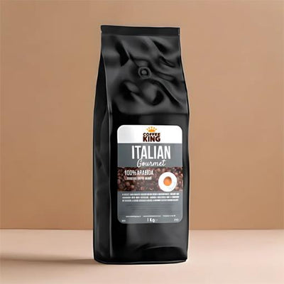 Coffee King - Café Italiano Gourmet en Grano - 1kg - 100 % Arábica