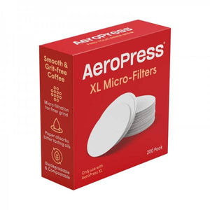 AeroPress XL Micro-Filters 200 Uds en caja roja